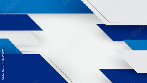 Abstract. Blue White and Silver Modern Geometric Vector Background with Copy Space. vector.