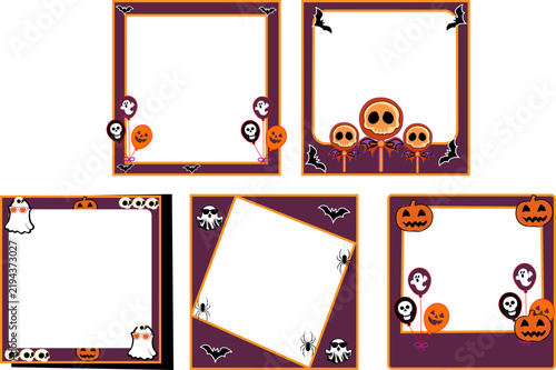 Halloween Polaroid Photo Frame