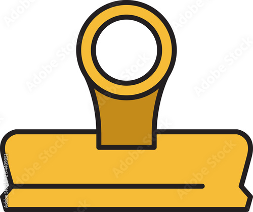 yellow paperclip icon
