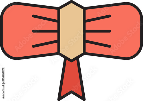 decorative bowtie illustration
