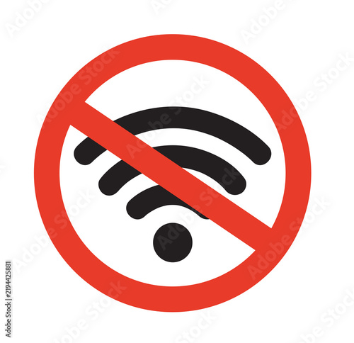 No Wi-Fi Sign Icon