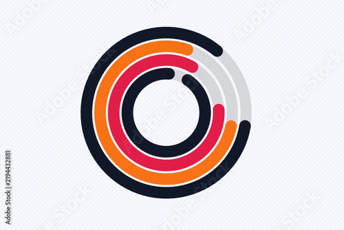 Clean Color Circles Background