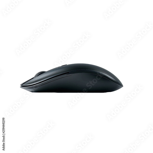 Sleek dark gray computer mouse displayed as a PNG graphic with a clean transparent background for technology and office themes