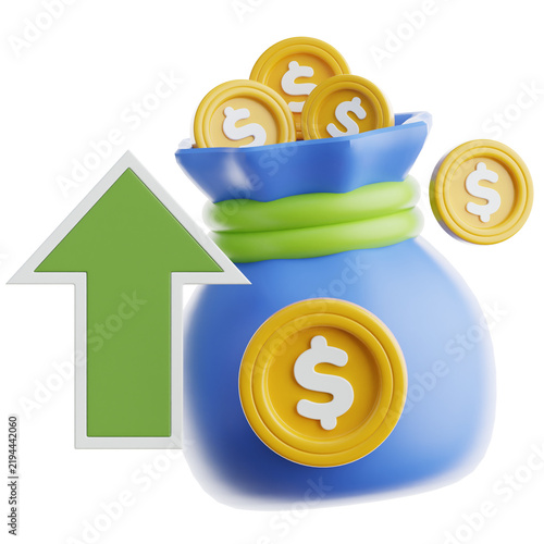 3D Financial Growth And Wealth