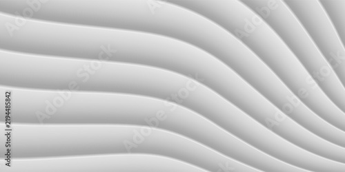 Abstract white geometric background. Neumorphism style