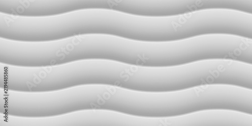 Abstract white geometric background. Neumorphism style
