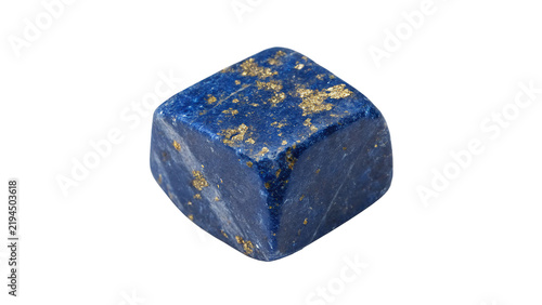 Foto Raw blue lapis lazuli mineral gemstone cube chunk