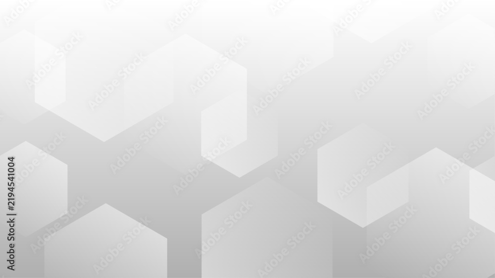 Obraz premium 灰色の透明な多角形が重なる抽象的な背景デザイン