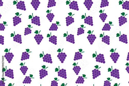 Seamless grape pattern background
