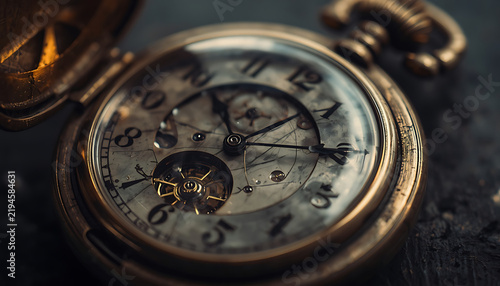 Obraz na płótnie antique pocket watch