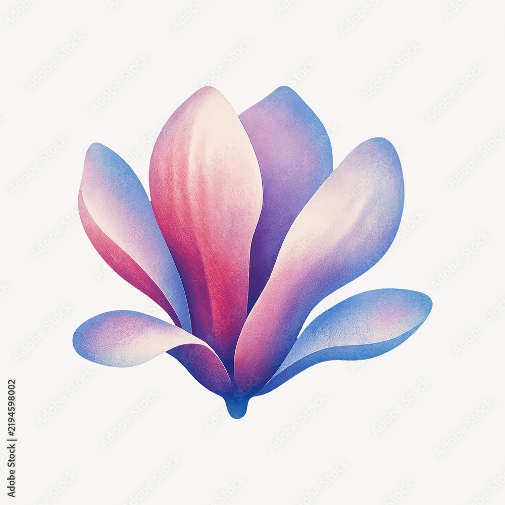 Obraz premium Elegant pastel floral illustration.