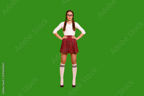 фотографія Full length body size view of her she nice-looking attractive winsome gorgeous c
