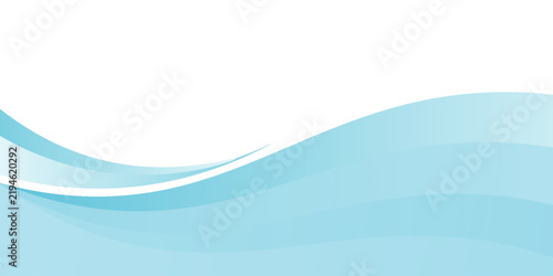 Abstract blue waves background, minimal waves design concept