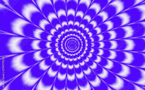 Purple circular halftone pattern background