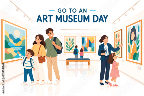 Family Art Museum Visit