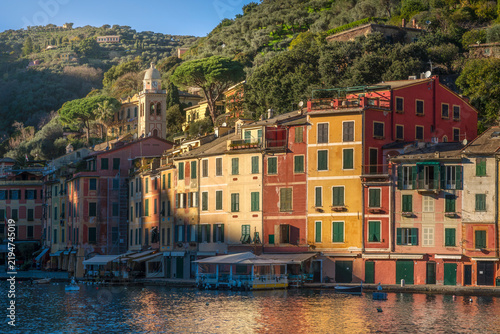 Portofino Waterfront, Sunset View, Ligurian Riviera, Italy