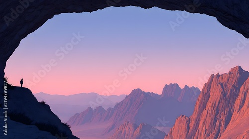 a vast alien canyon beneath an enormous glowing planet, strange rock formations surrounding the landscape, atmospheric dust floating above the ground, dramatic rim lighting, cinematic science