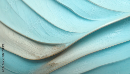 Smooth pale blue wavy concave surface desktop wallpaper