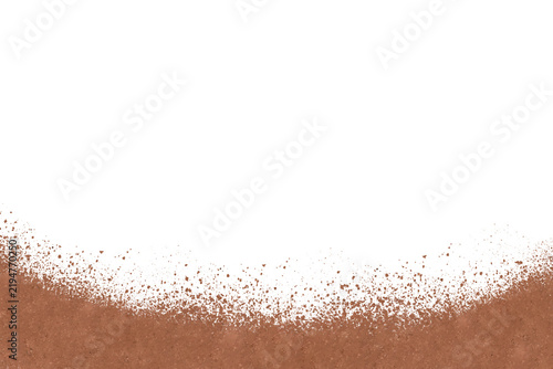 Plakat mud splash isolated transparency background.