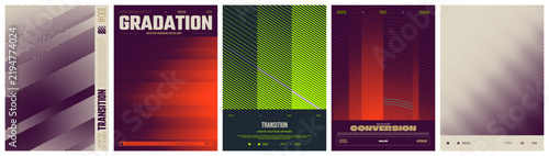 Foto Abstract geometric vector swiss art bundle with sharp kinetic shift grid and bru