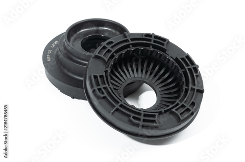Bearing for front shock absorbers isolated on white background.