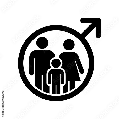 Essential vector illustration for family planning, reproductive health, and gender roles discussions. Perfect for educational, medical, and social awareness campaigns, highlighting male participation 