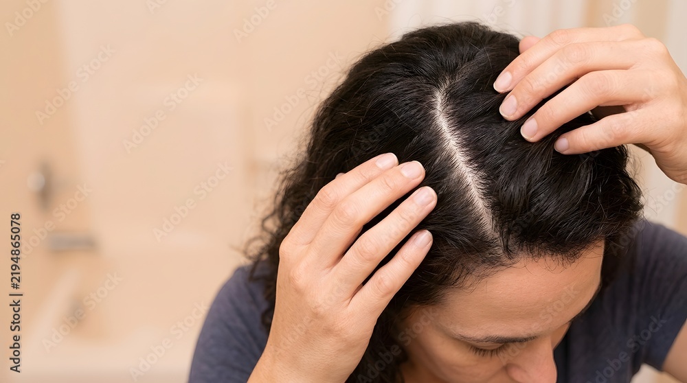 Fototapeta premium Person experiencing physical pain or receiving medical healthcare treatment perfectly composed