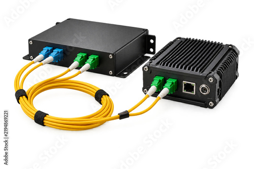 Fiber optic network tap and intrusion detection sensor isolated