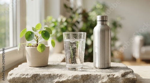 stainless steel thermos insulated bottle metal flask hydration container beverage vessel tumbler drinkware reusable bottle eco friendly flask metal bottle travel mug