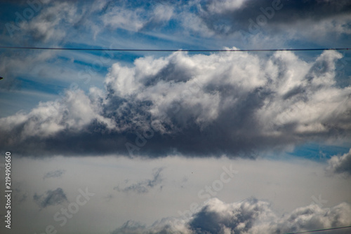 Plakat w ramie clouds in the sky