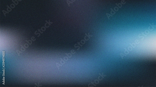 Abstract Dark Cyberpunk Electric Cyan Blue Ice Blue Glow Soft Lavender Violet and Charcoal Pitch Black Grainy Gradient Background Blur Mesh Noise Texture Vintage Aesthetic Wallpaper Template