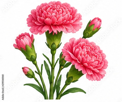 Colorful Floral Flower Botanical Illustration