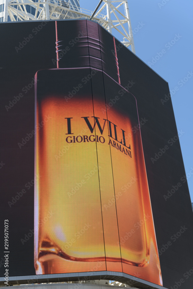 Obraz premium large-format digital out of home spectacular billboard with advertisement: 