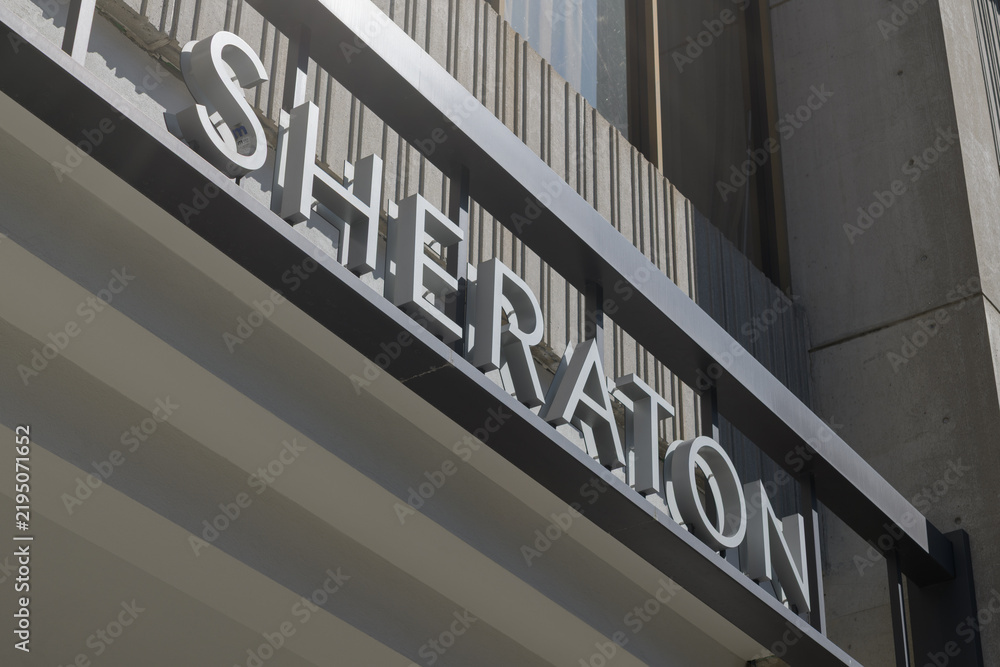 Obraz premium sign at Sheraton Centre Toronto Hotel, 123 Queen St W (York St side)