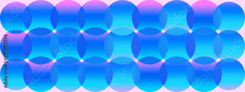 Cyan halftone dots gradient background. Circles in retro dot pattern. Abstract geometric vector backdrop for poster, cover, banner and wallpaper. Comic, blue.