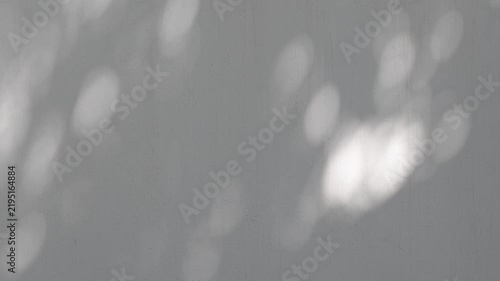 Abstract Moving Light and Shadows on Concrete Wall, Minimalist Atmospheric Background.