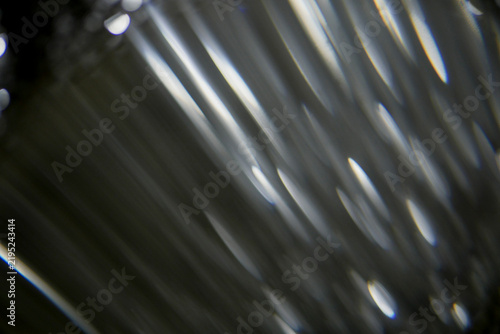 Картината върху платно Faint, abstract silhouette viewed through wet glass