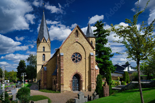Принти на полотні Exterior view of the historic St
