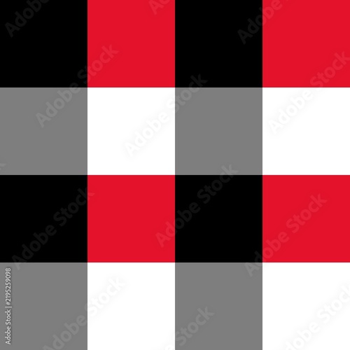 Colorful plaid design in bright and colorful colors seamless pattern