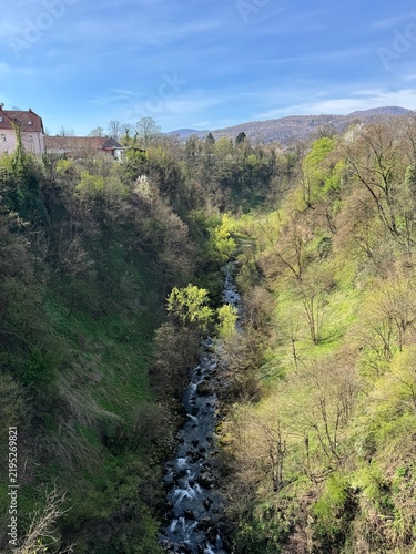 The canyon of the river Gornja Dobra in Ogulin and in front of Jula's abyss - Croatia (Kanjon rijeke Gornje Dobre u Ogulinu i pred Đulinim ponorom - Ogulin, Hrvatska)