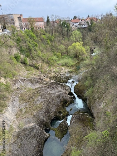 The canyon of the river Gornja Dobra in Ogulin and in front of Jula's abyss - Croatia (Kanjon rijeke Gornje Dobre u Ogulinu i pred Đulinim ponorom - Ogulin, Hrvatska)