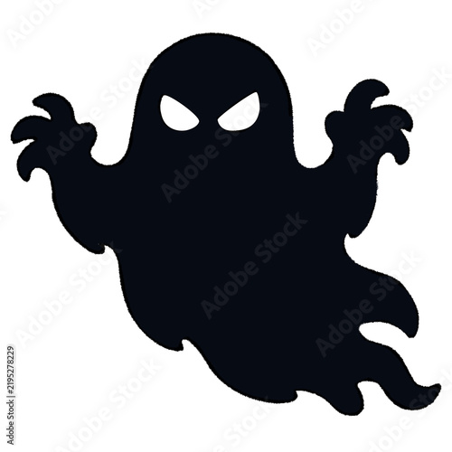 Obraz w ramie funny cartoon Ghost