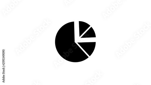 A Pie Chart Icon Animation.