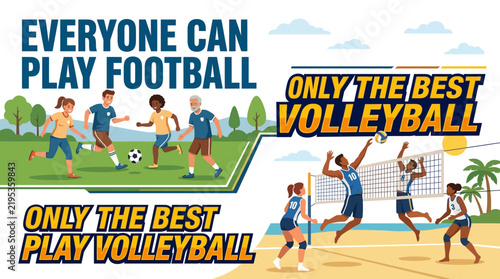 Diverse Athletes Engage In Popular Sports Demonstrating Inclusivity And Skill