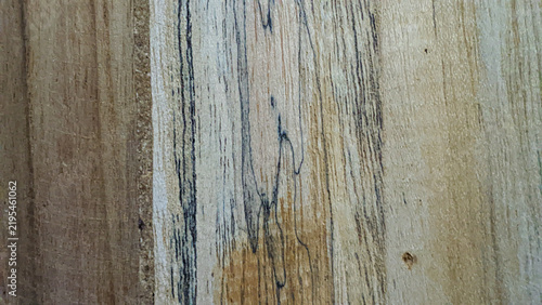 Bild auf Leinwand Natural wood grain with subtle cracks and weathered tones