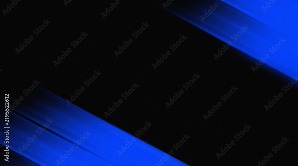 Obraz premium abstract blue and black diagonal motion blur background for technology banner or gaming presentation