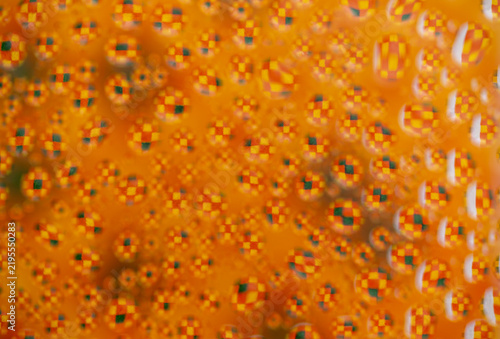 Close up of Abstract Water Drop Background