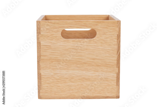 Wooden Storage Box Transparent Background