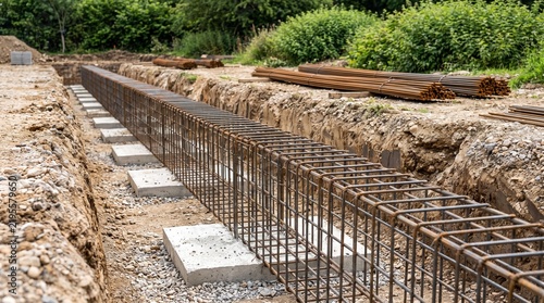 Reinforced Concrete Base for Infrastructure Project