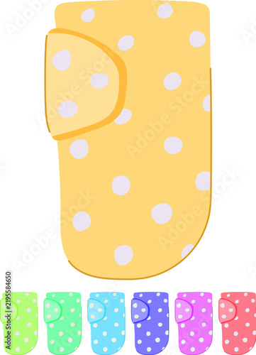 Принти на полотні soft swaddle wrap cartoon